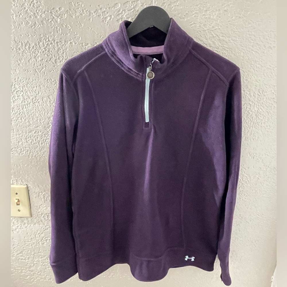 Under Armour Women's Zip-Up Sweater in‎ Deep Purple Size Large